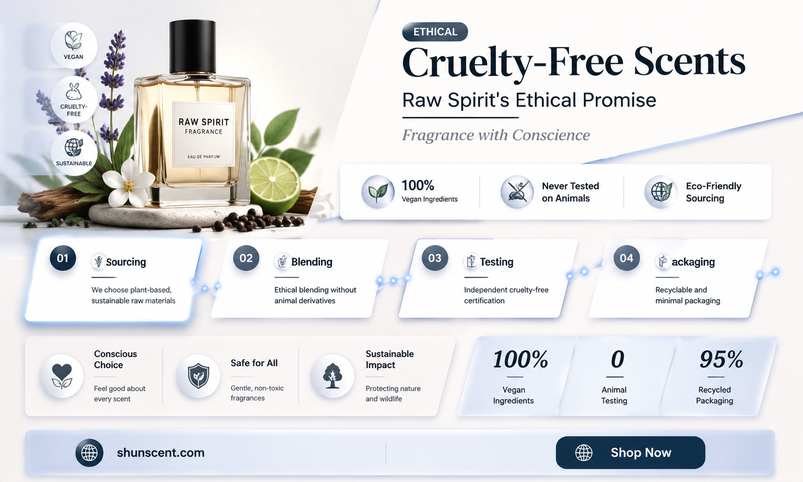 are raw spirit fragrance cruelty free