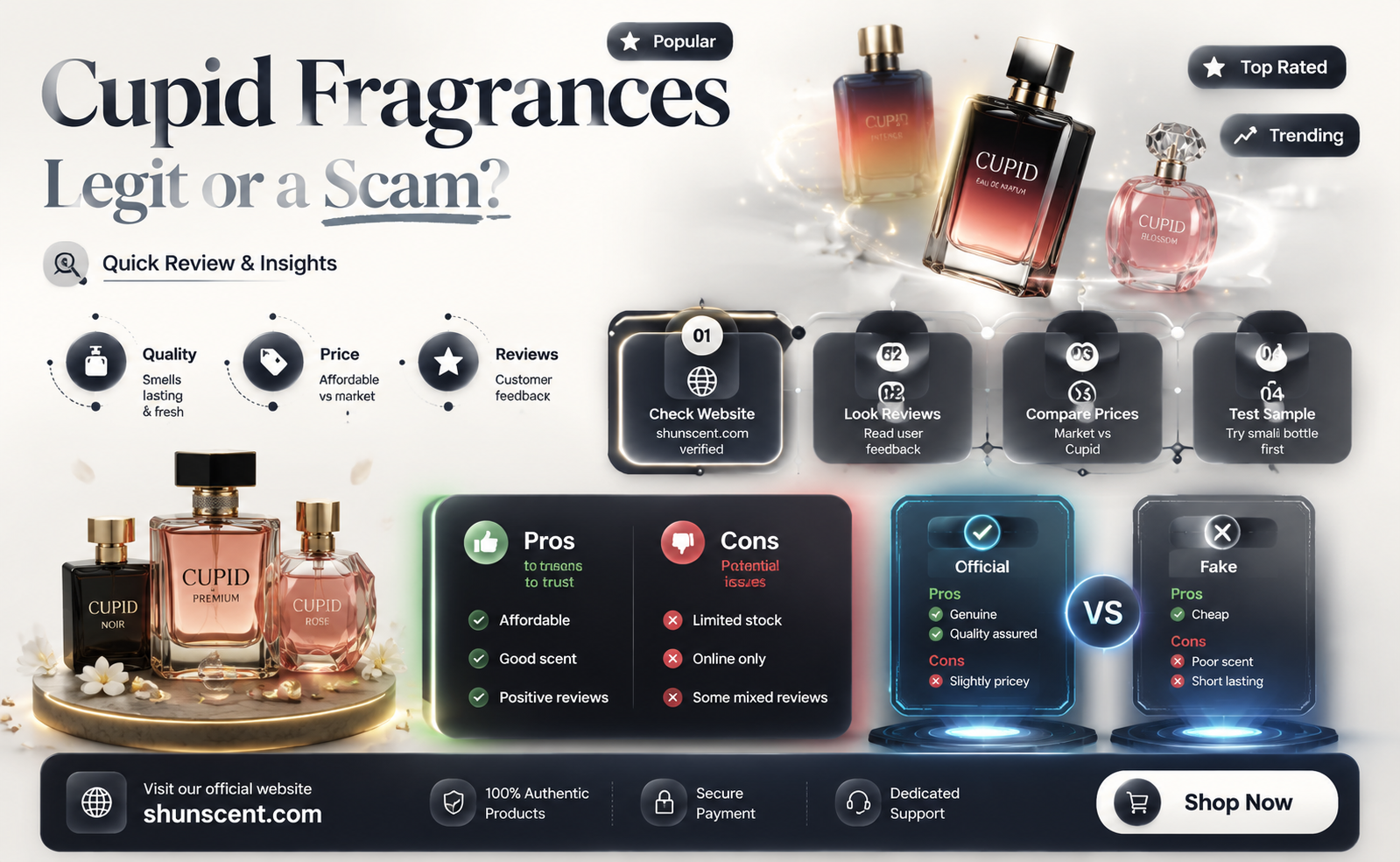 are cupid fragrances legit