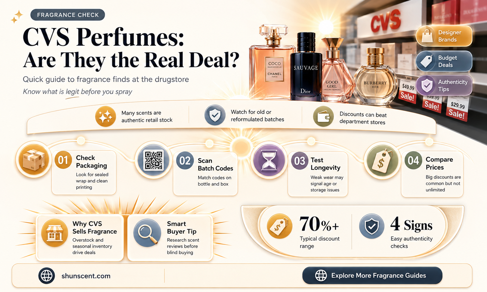 are perfumes from cvs real