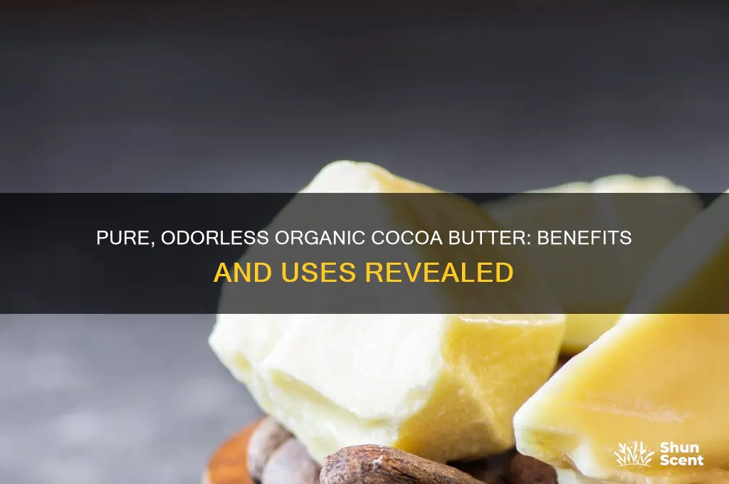 de-scented organic cocoa butter