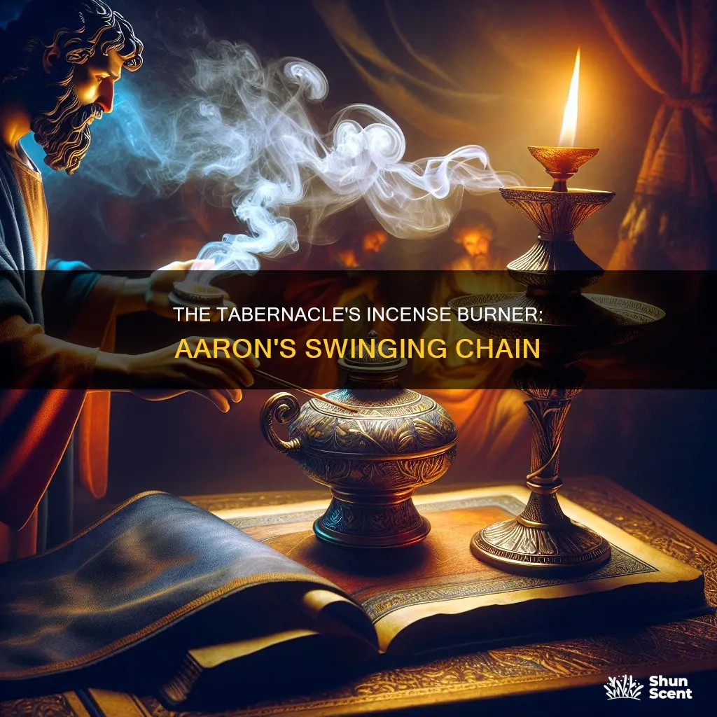 did aaron swing on a chain the tabernacle