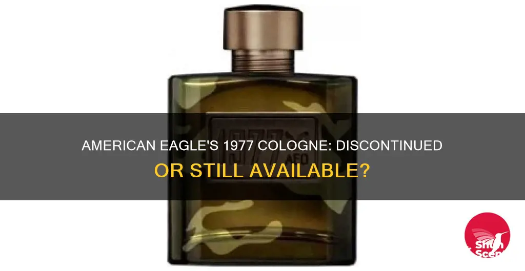 did american eagle discontinued 1977 cologne