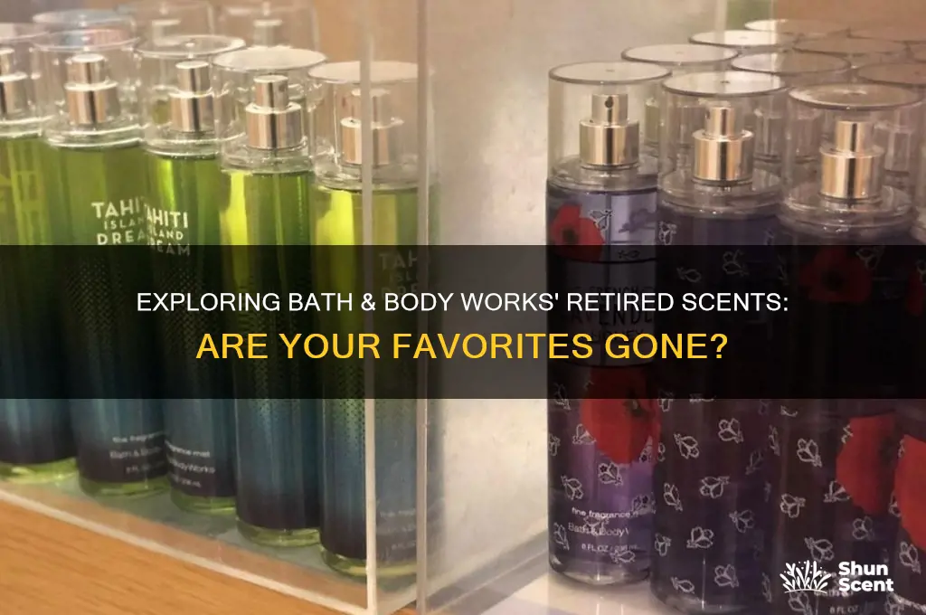 did bath and body retired scents
