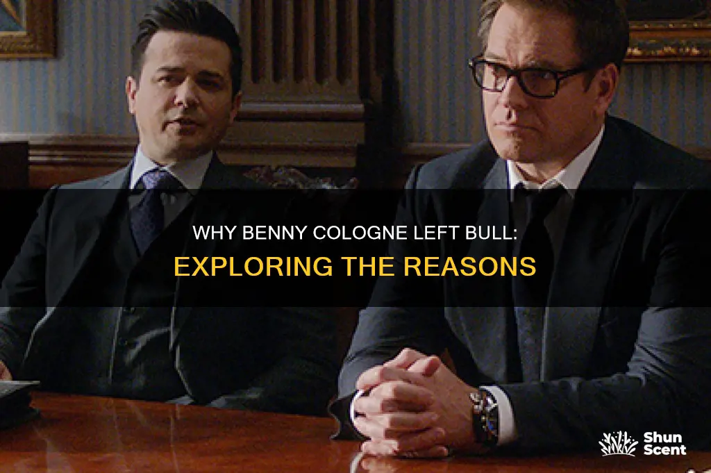 did benny cologne leave bull