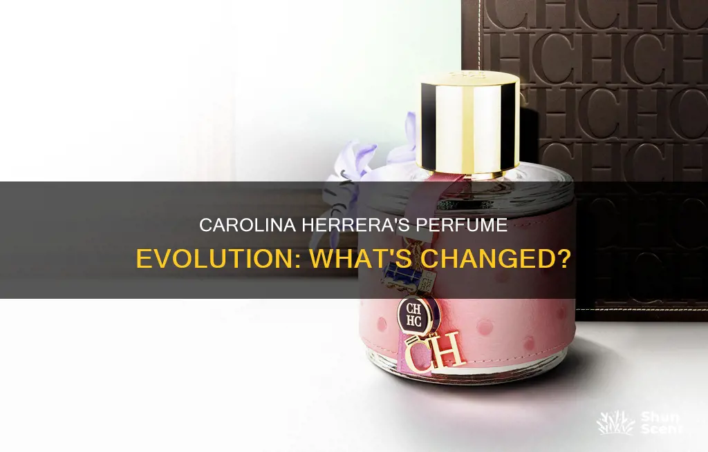 did carolina herrera change their perfume