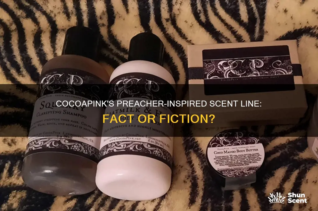 did cocoapink do a scent line inspired by preacher