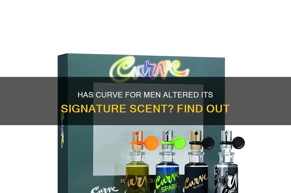 did curve for men change its scent