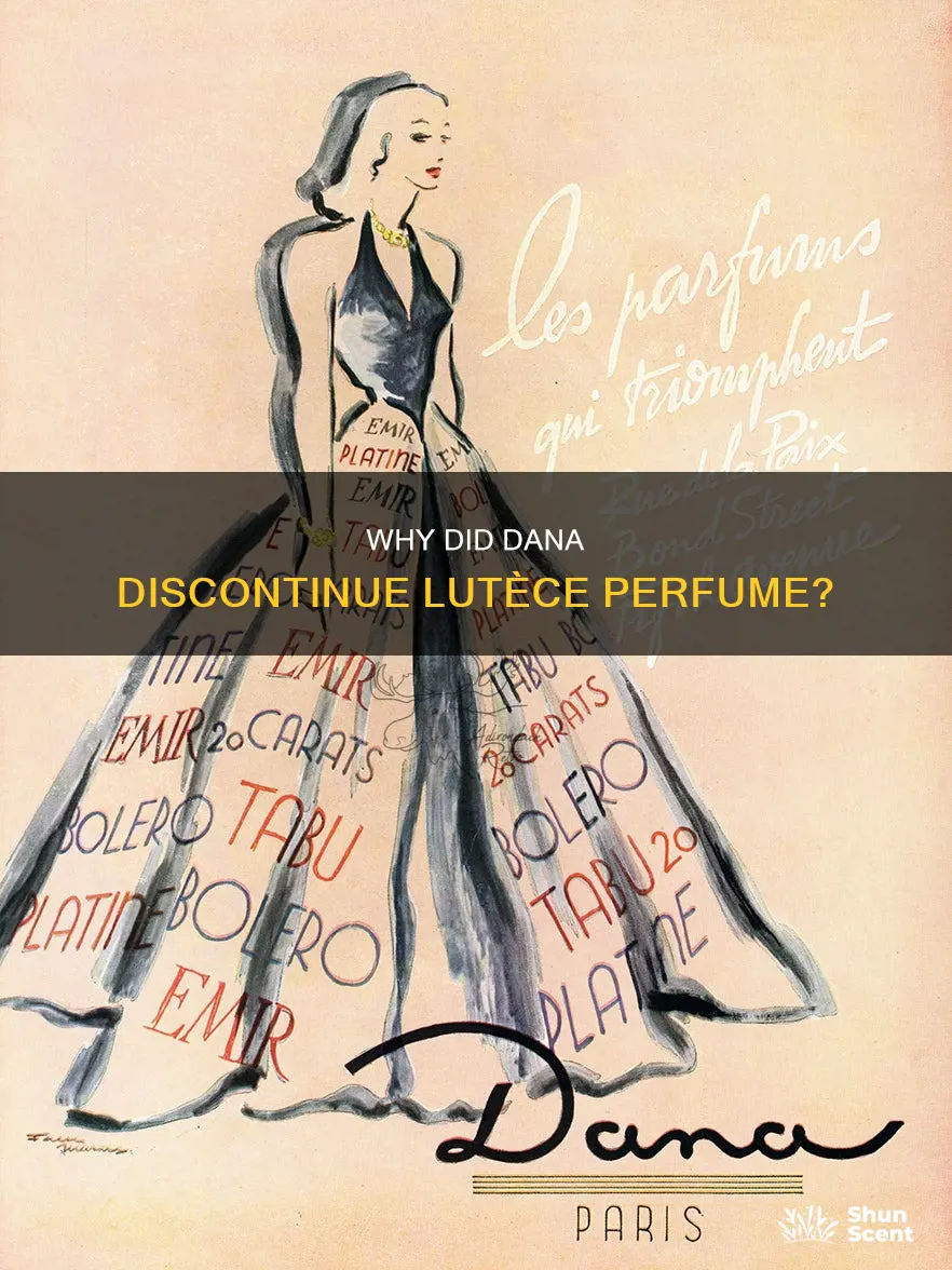 did dana stop making lutece perfume