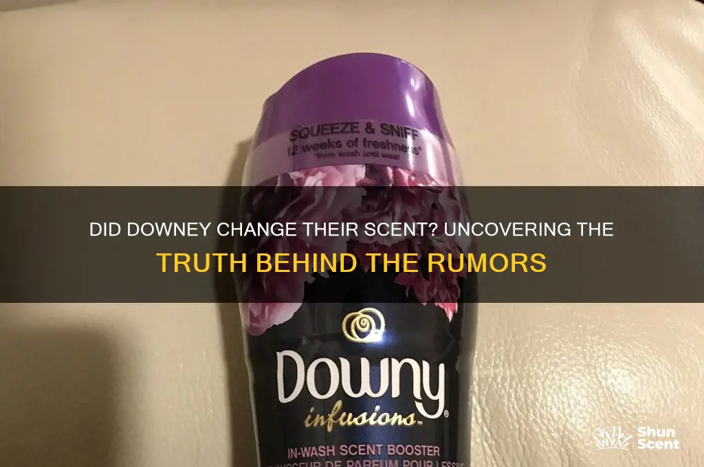 did downey change their scent