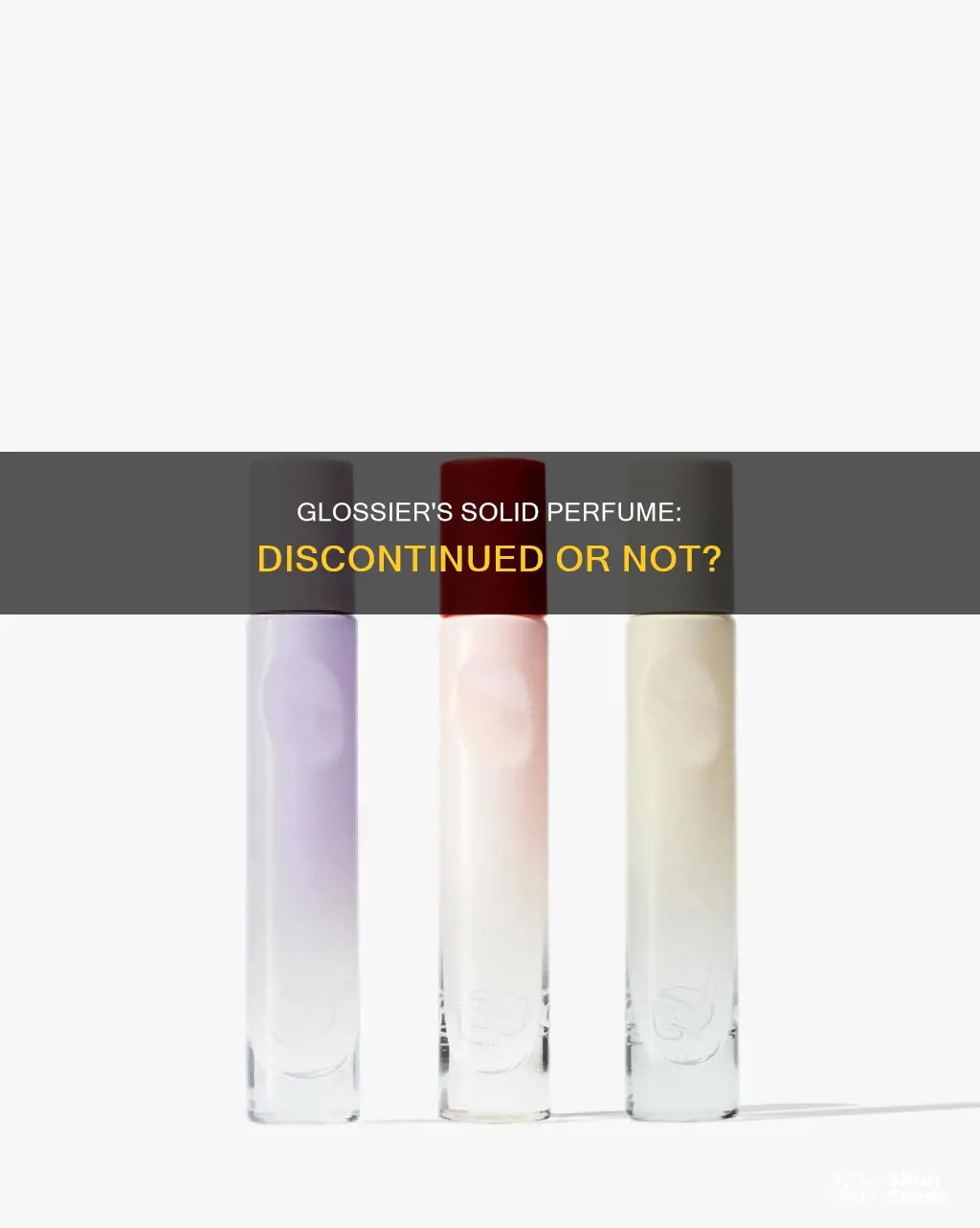 did glossier discontinue solid perfume