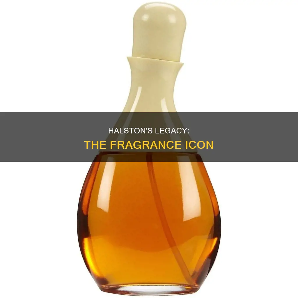 did halston make perfume
