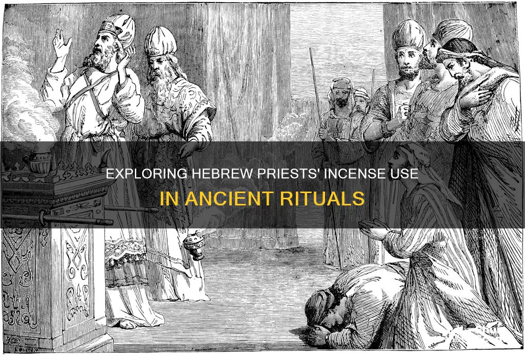 did hebrew priest use incense