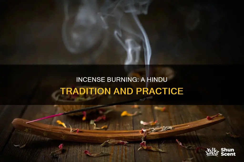 did hindu burn incense