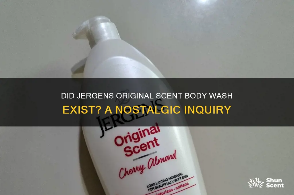 did jergens use to make a original scent body wash