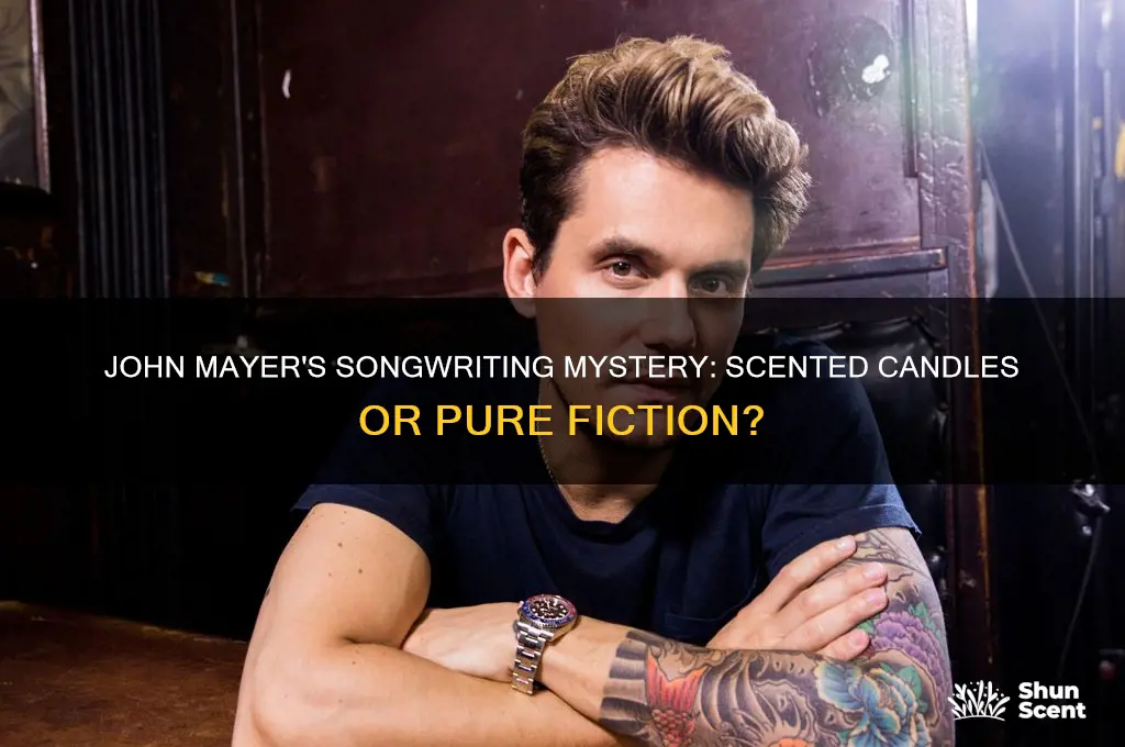 did john mayer write a song about scented candles