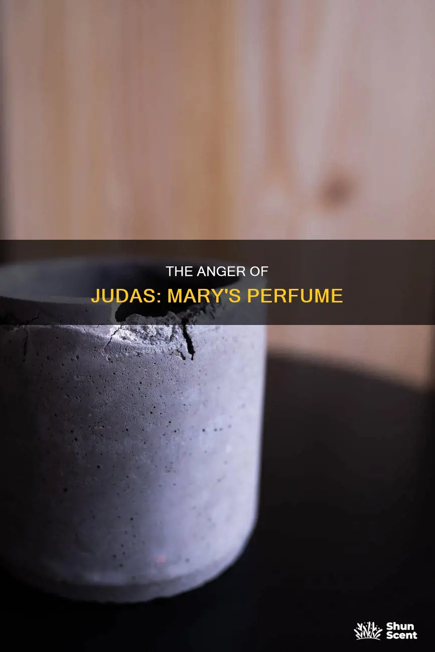 did judas get angry about mary perfume