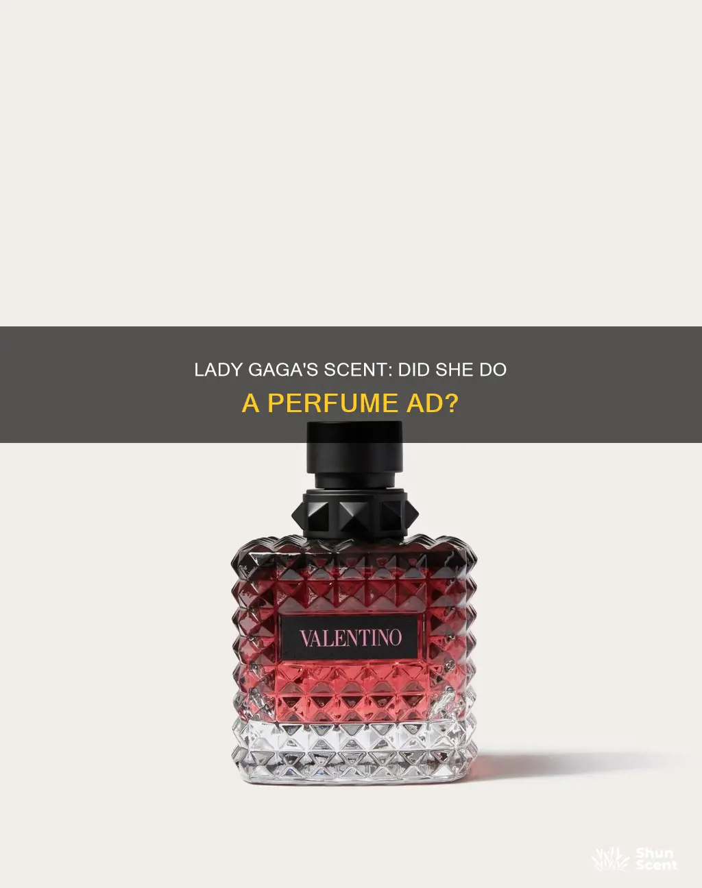 did lady gaga do a perfume commercial