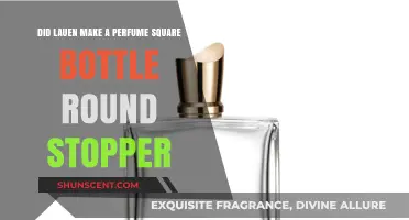 Lauren's Unique Perfume Bottle Design: Square with Round Stopper