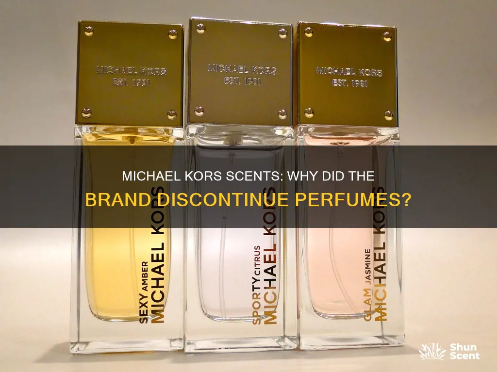 did michael kors discontinued perfume
