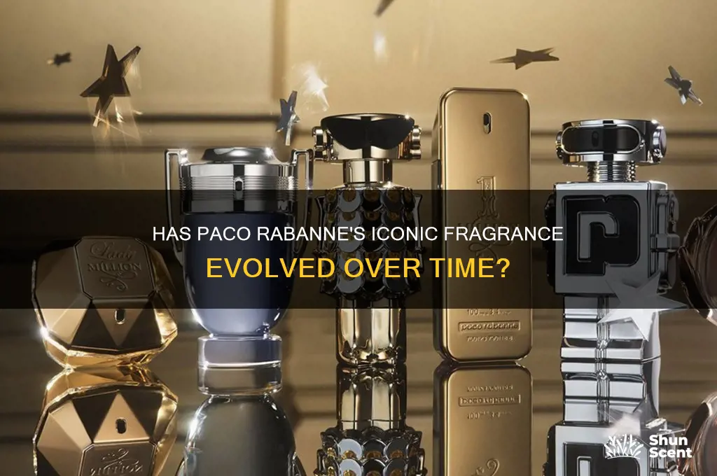 did paco rabane change scent over the years