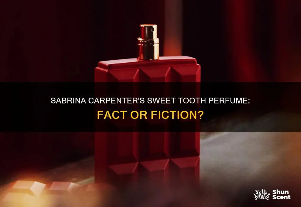 did sabrina carpenter make the sweet tooth perfume