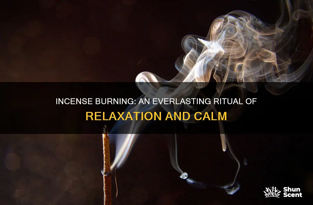 did the incense ever stop burnin