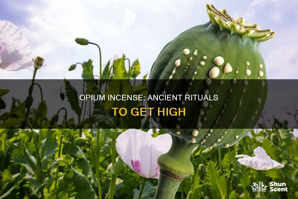 did they burn opium like incense to get high