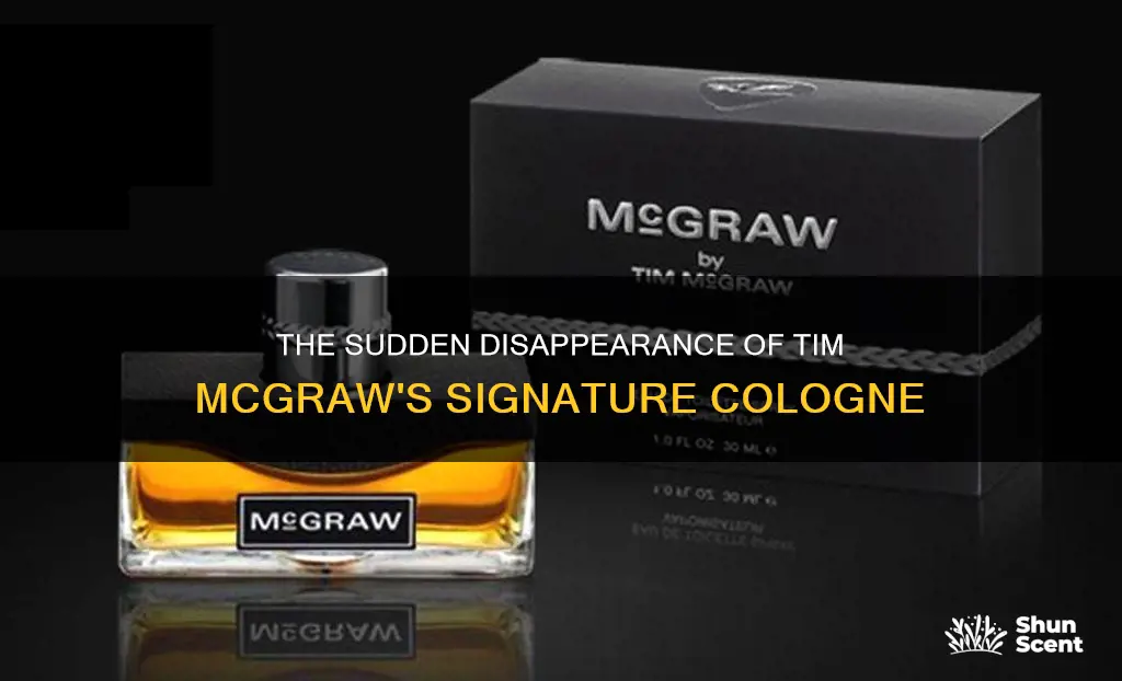 did they stop making tim mcgraw cologne