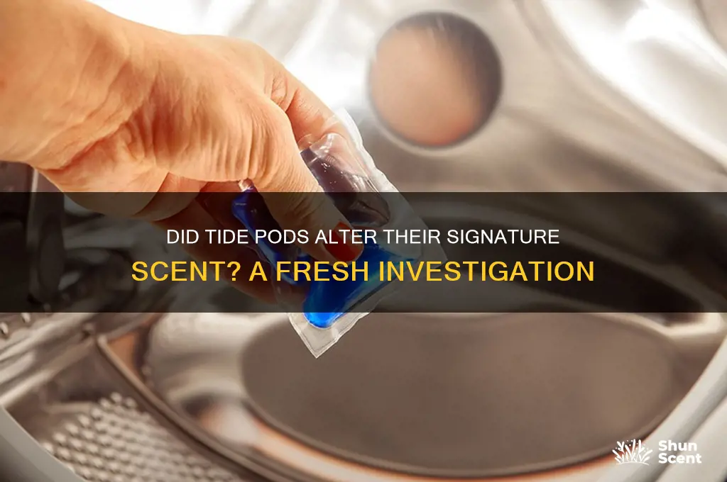 did tide pods change scent