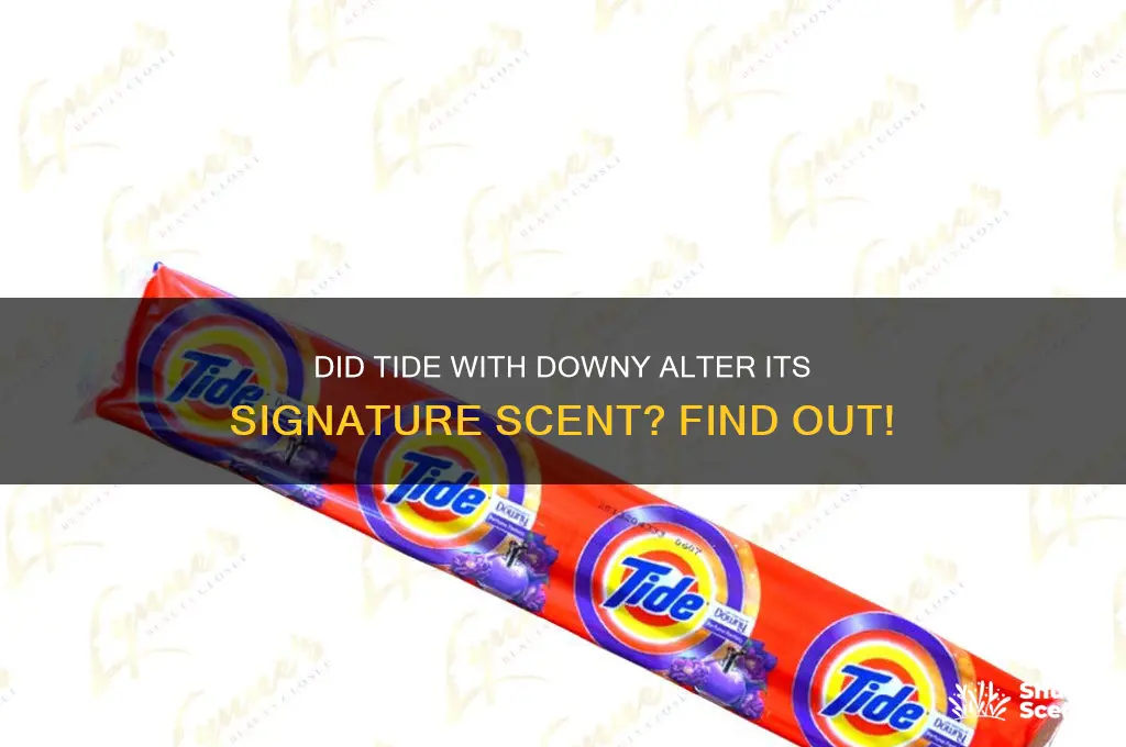 did tide with downy change their scent