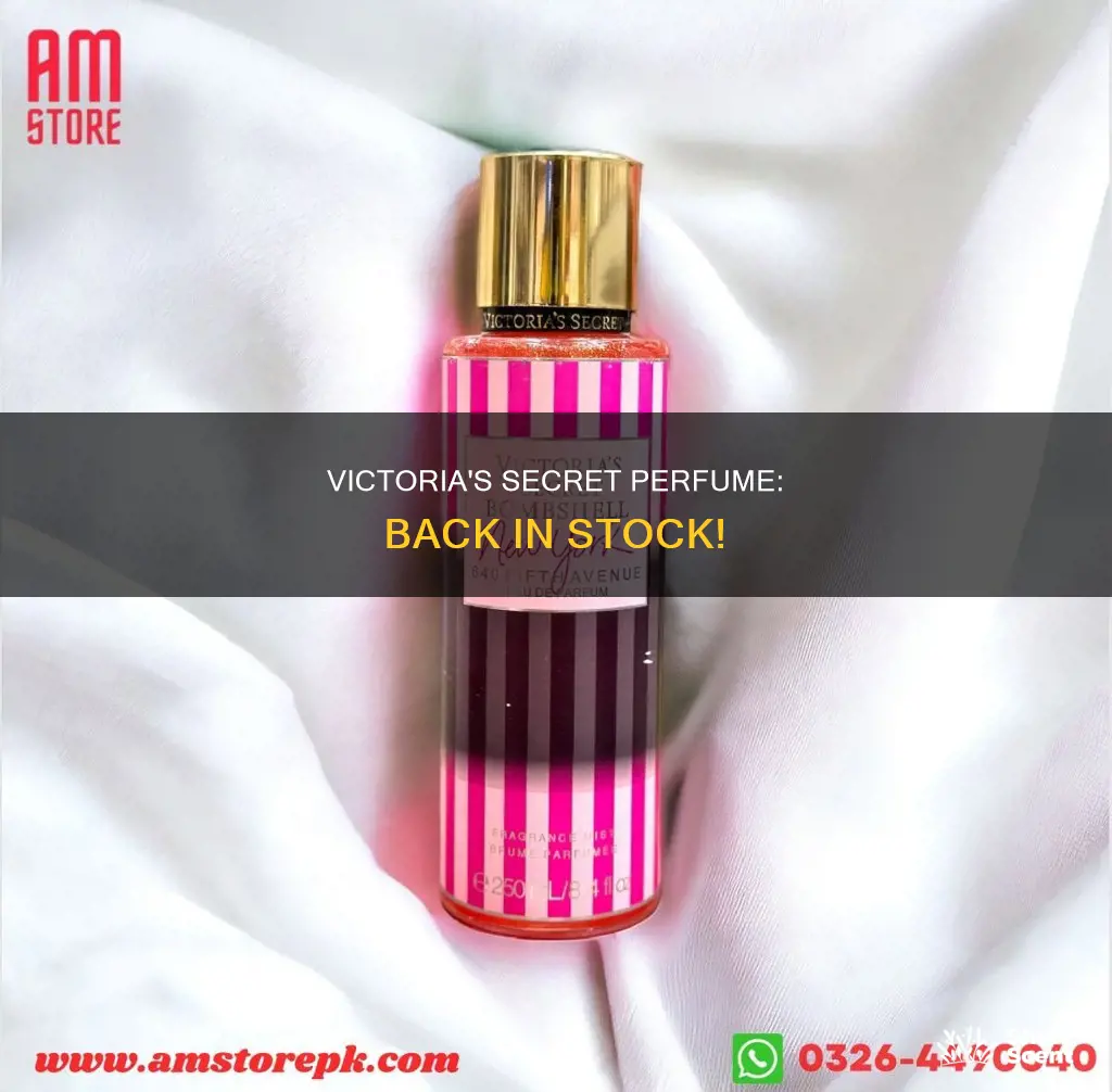 did victoria supermodel perfume come back in stock