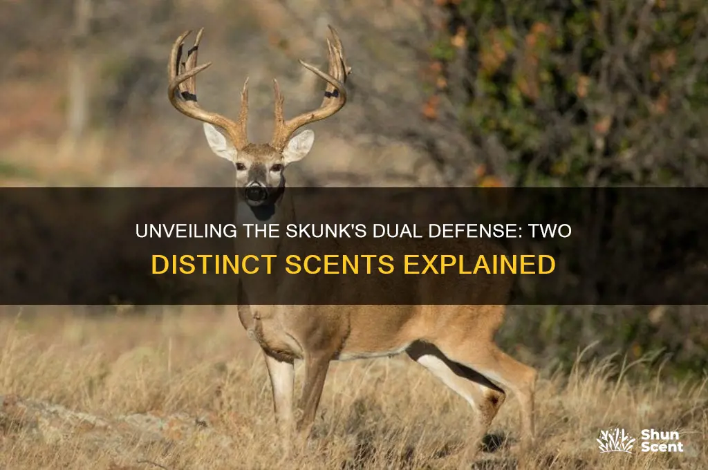 do a skunks have two different scents