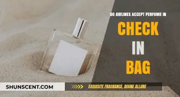 Airlines and Perfume: Checked Baggage Rules