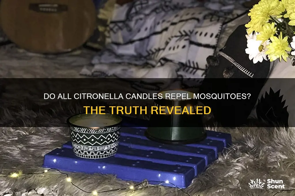 do all citronella scented candles work
