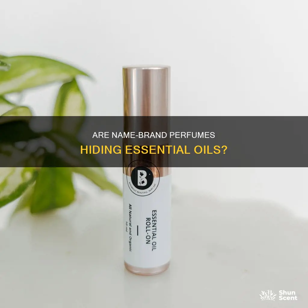 do all name brand perfumes use essential oils