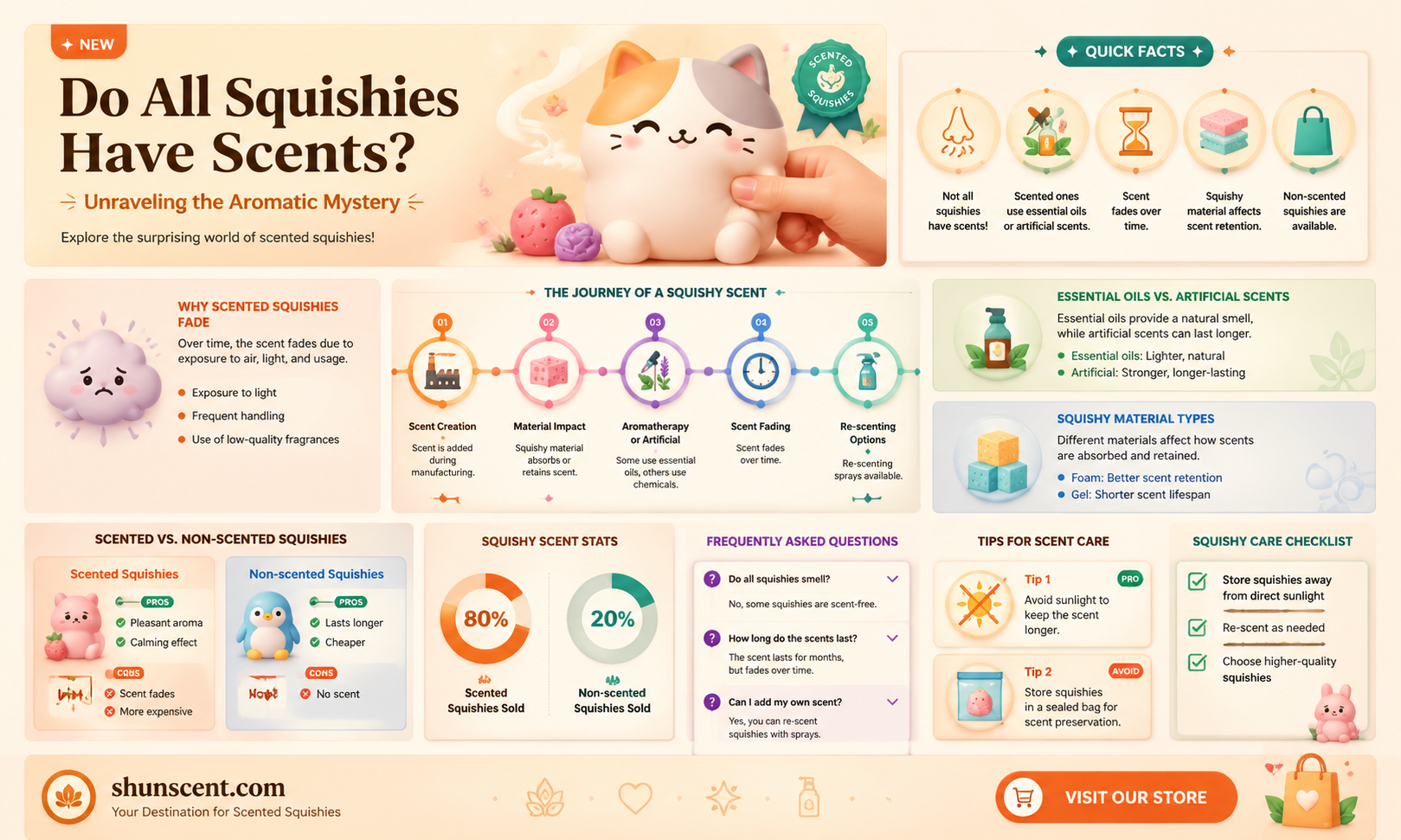 are all squishies scented