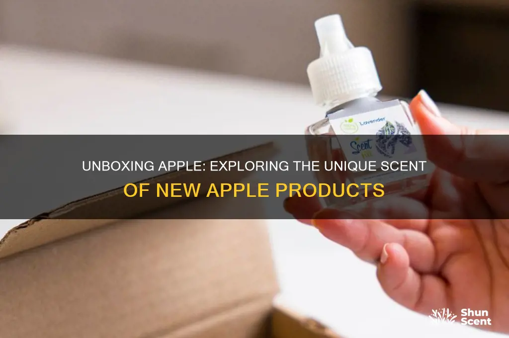 do apple products have a specific scent