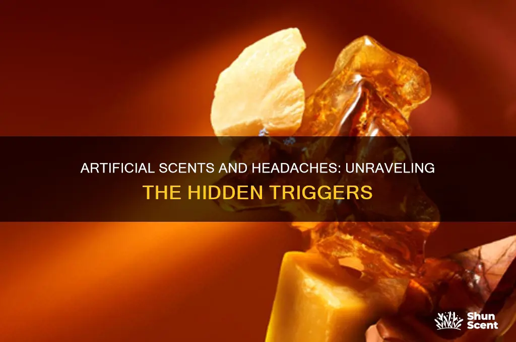 do artificial scents induce more headaches
