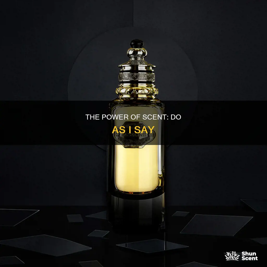 do as i say perfume