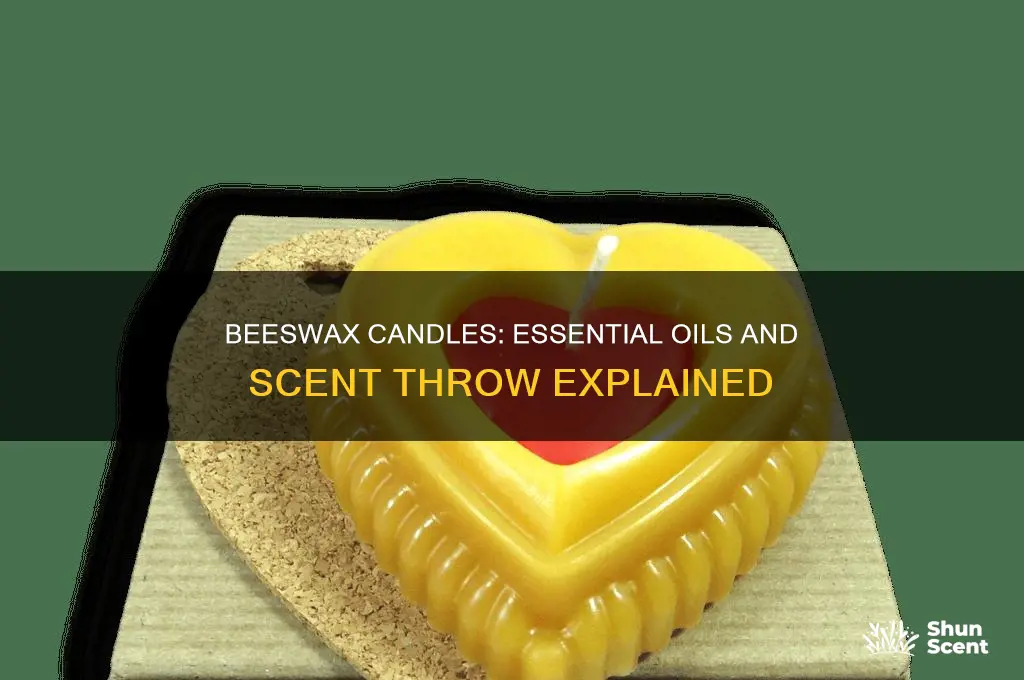 do beeswax candle have good scent throw essential pils