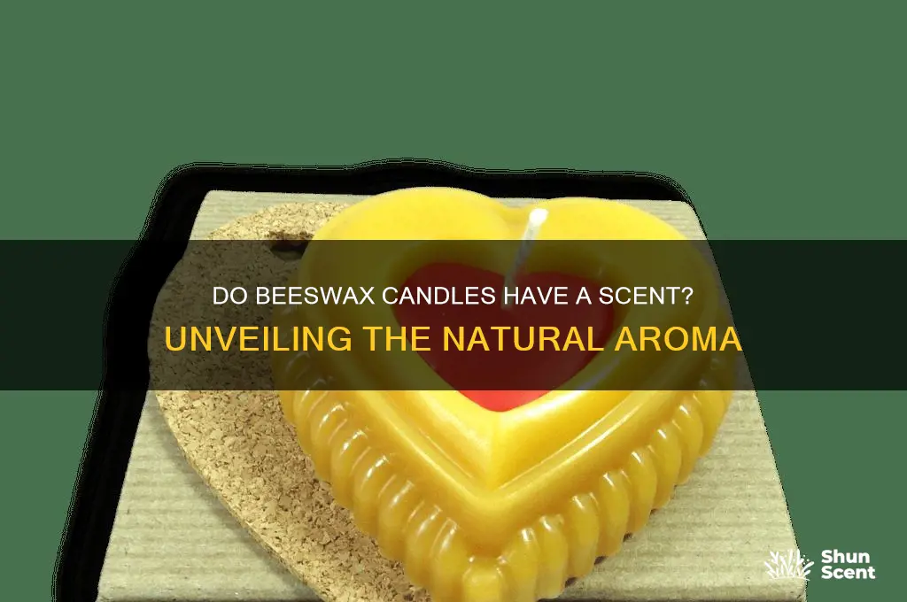 do beeswax candles have a scent