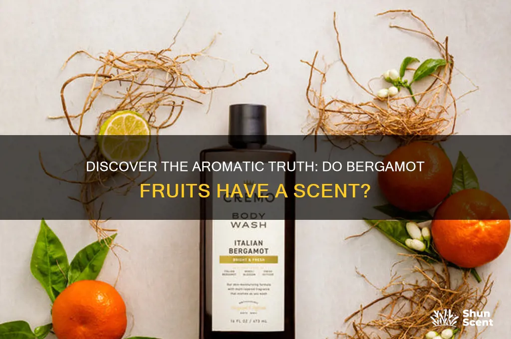 do bergamot have scent