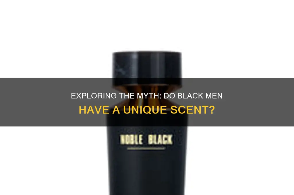 do black men have a odd scent