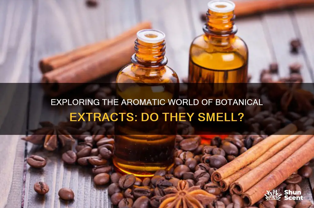 do botanical extracts have scent