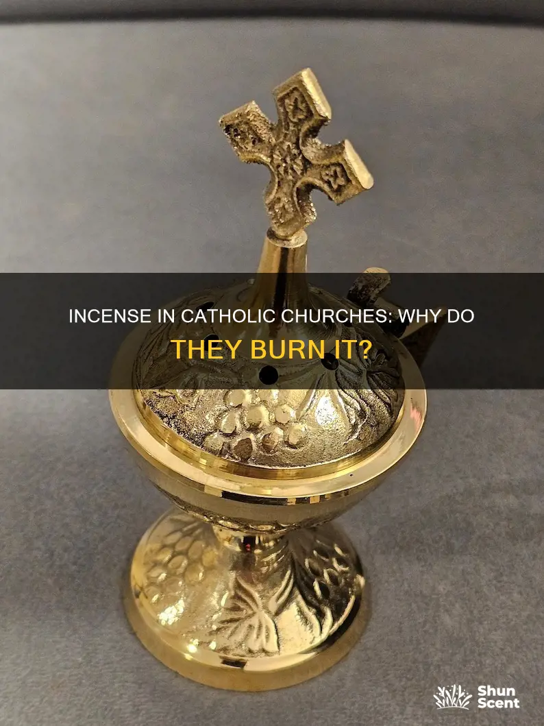do catholic churches burn incense