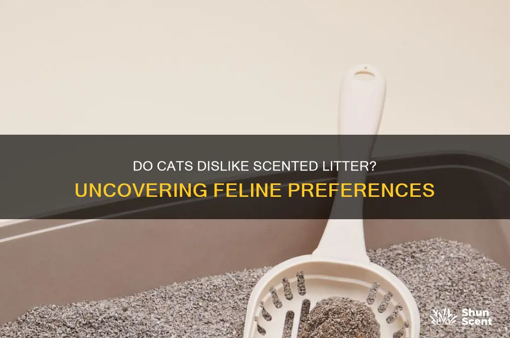 do cats dislike scented litter