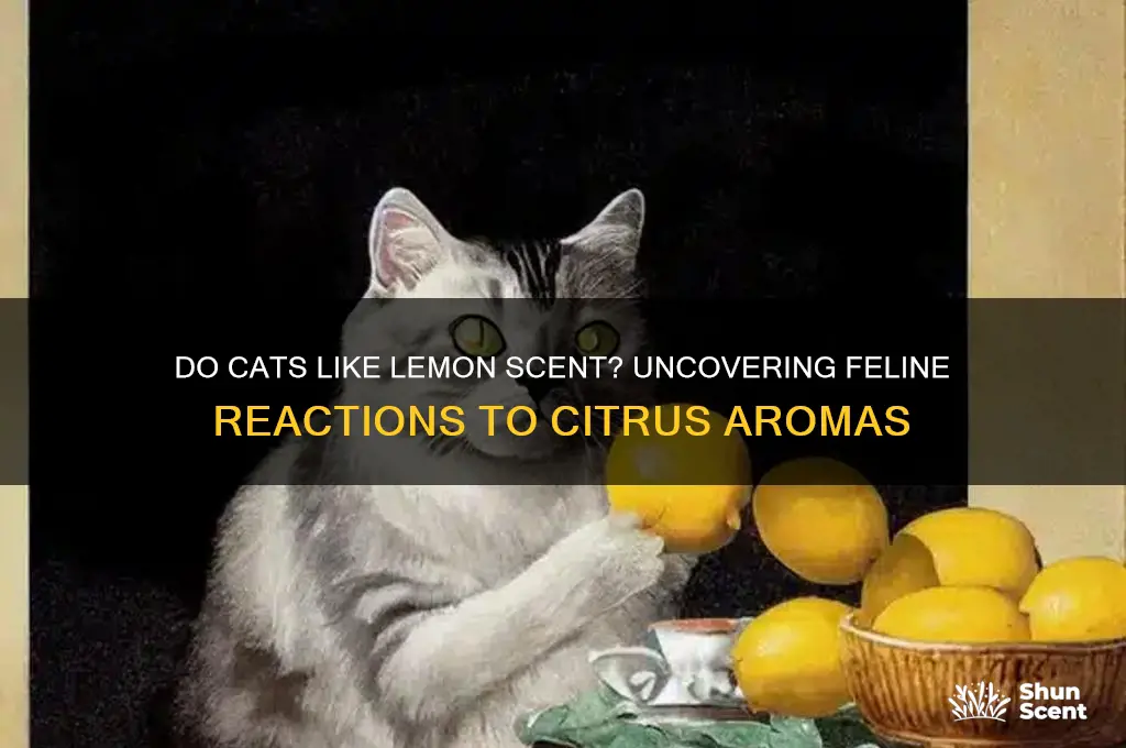 do cats like lemon scent