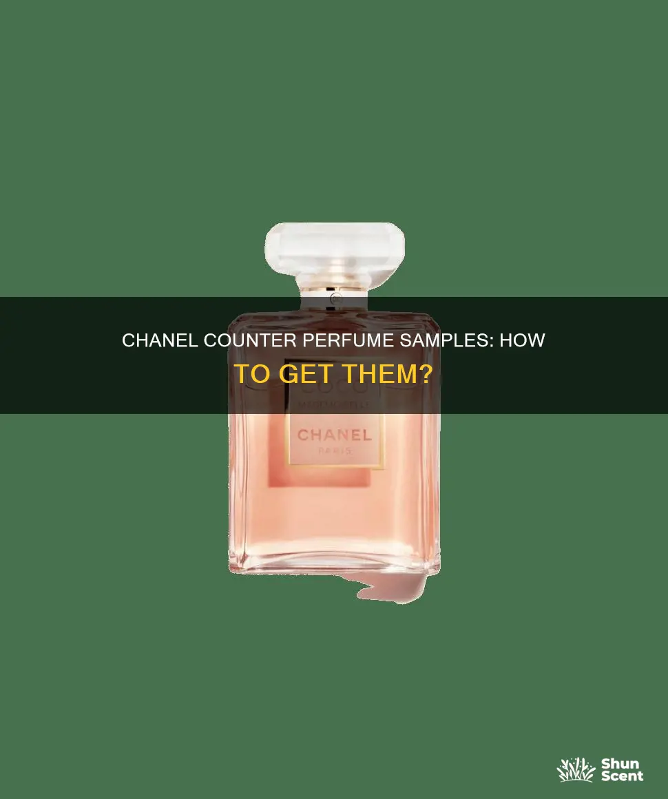 do chanel counters give out perfume samples