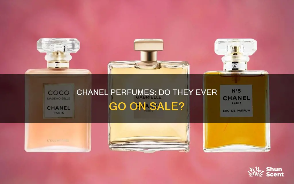 do chanel perfumes ever go on sale