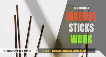 Citronella Incense Sticks: Effective Mosquito Repellent?